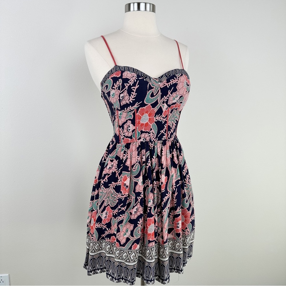 Band of Gypsies Size S Boho Mini Bustier Sun Dress